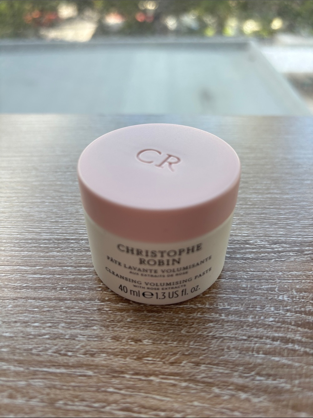 New Christophe Robin Cleansing Volumising Paste with Rose Extracts
